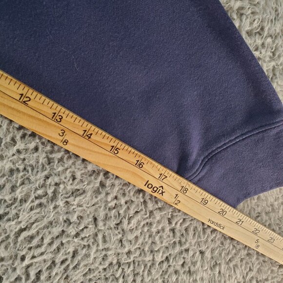 Under Armour Shirt Mens Medium ColdGear Navy Blue Pullover Hoodie - Picture 5 of 8